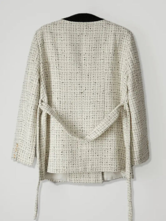 Elegant Autumn/Winter Wool Blend Jacket for Women