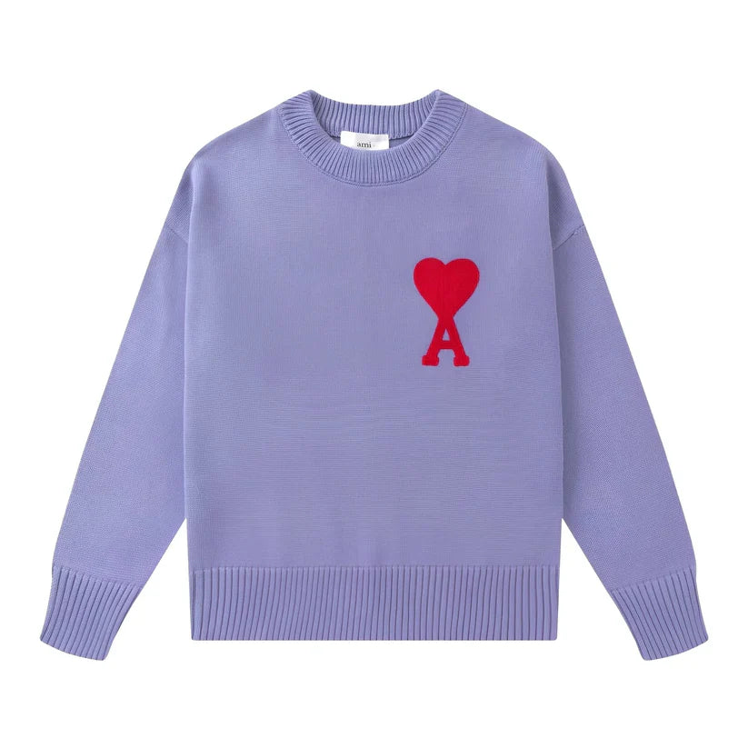 Darden simple embroidered sweater – men