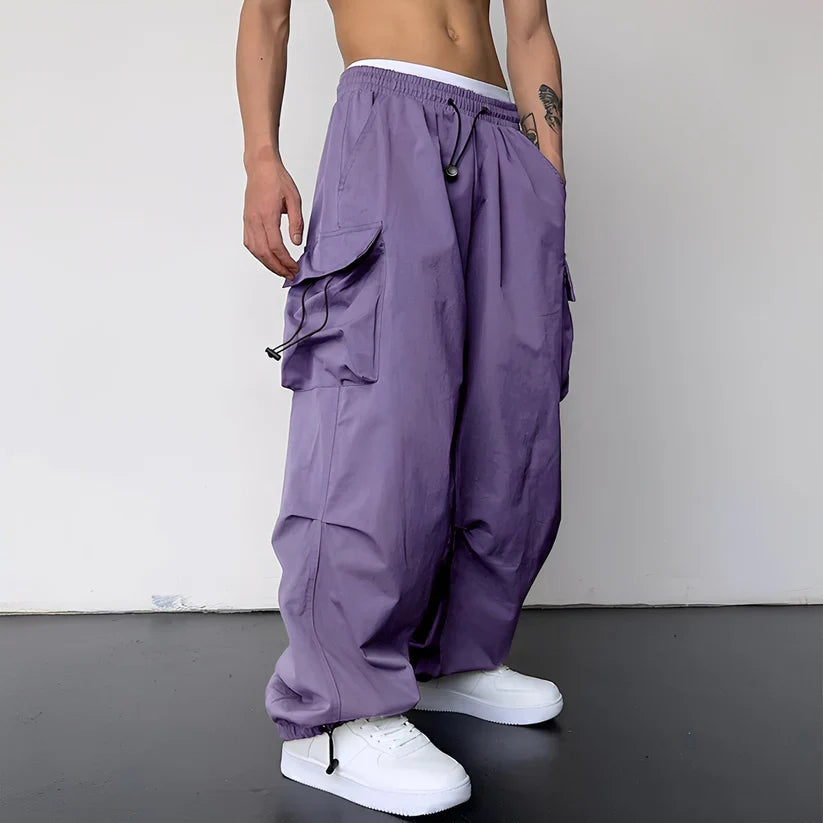Kaleb stylish baggy cargo pants – men