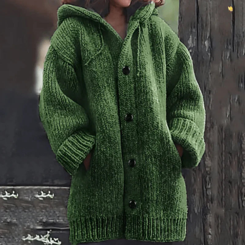 Renzel warm knit cardigan – women