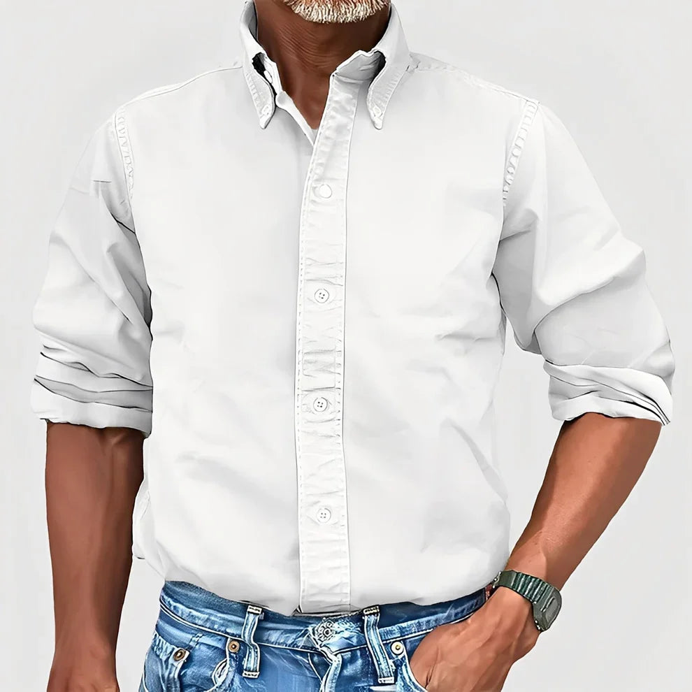 Micheal comfortable long-sleeve casual shirt – men