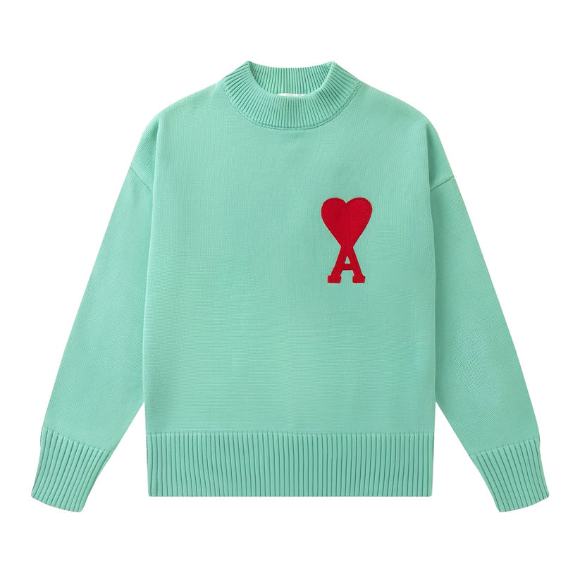 Darden simple embroidered sweater – men