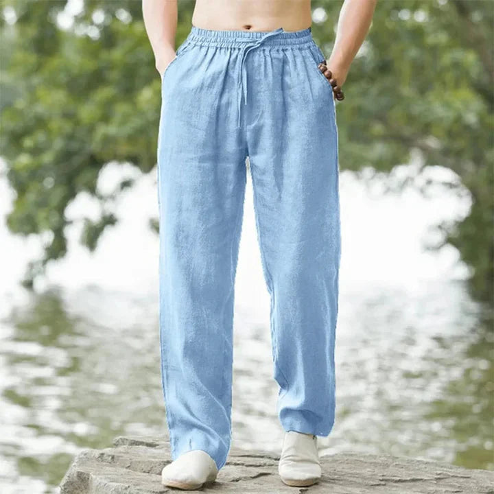 Men’s linen beach pants – men