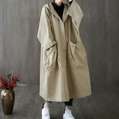 Delia | oversized trench coat