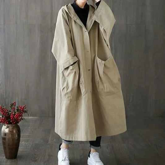 Delia | oversized trench coat