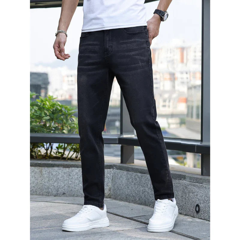 Men's jeans in a timeless design with stretch