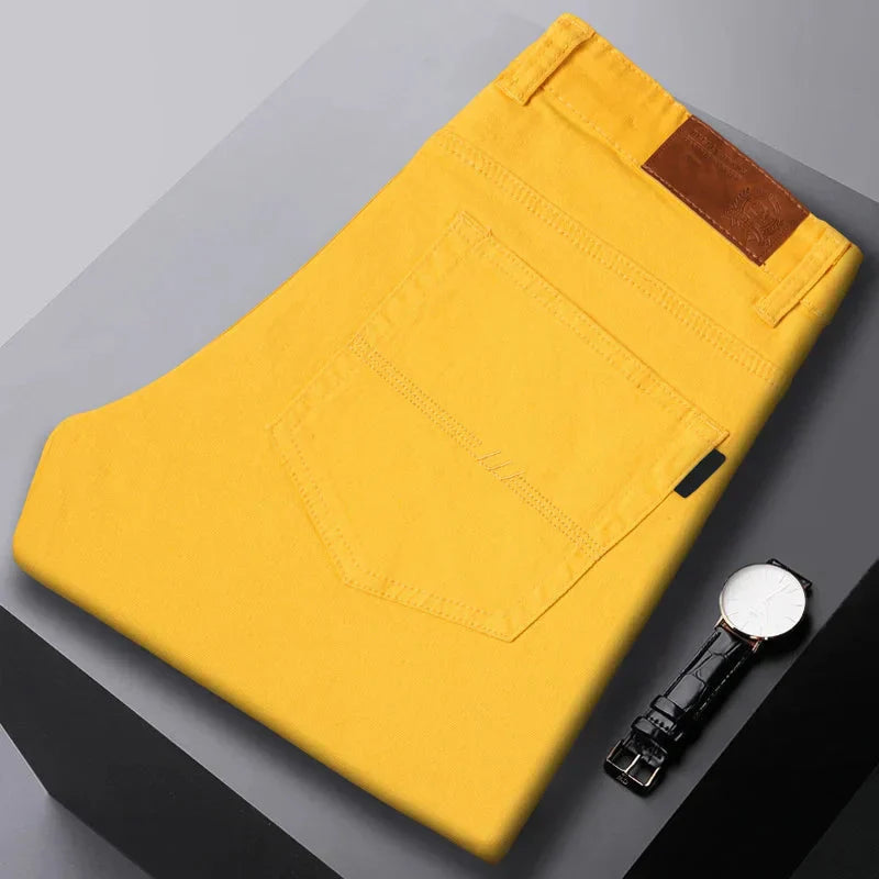 Men's jeans made from sustainable denim with a comfortable cut