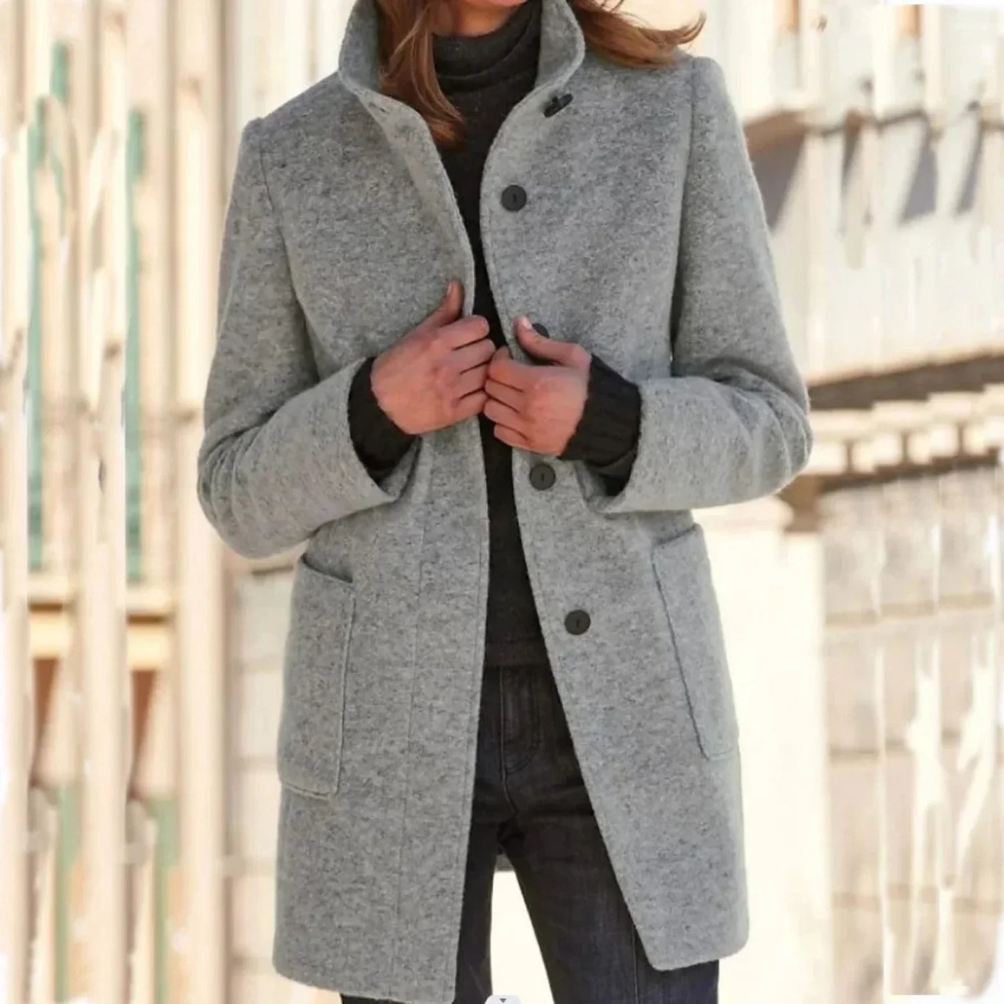 Vintage wool coat for women - Kayla