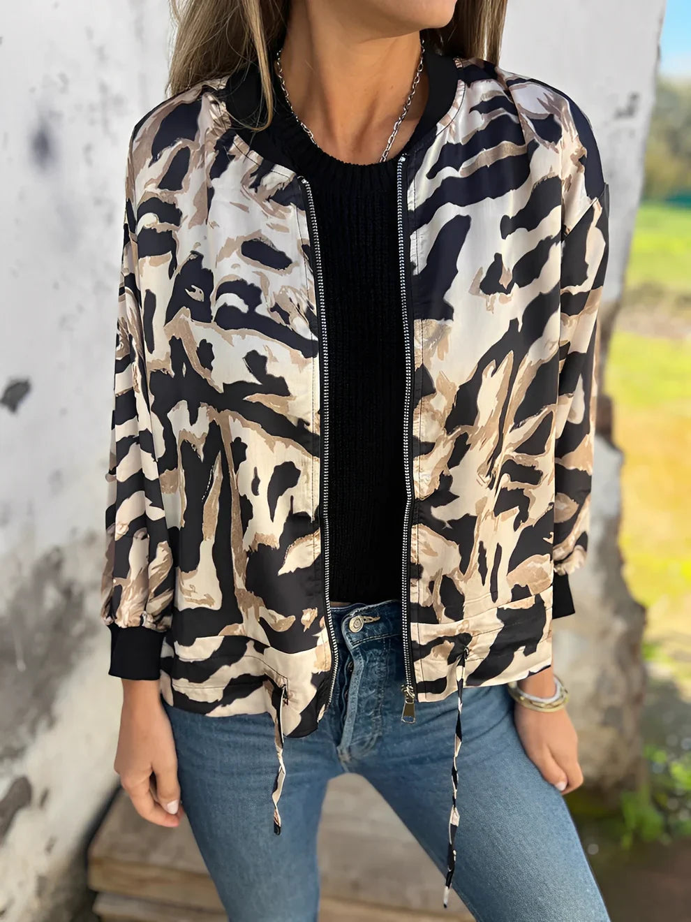 Ryana stylish zip jacket – women