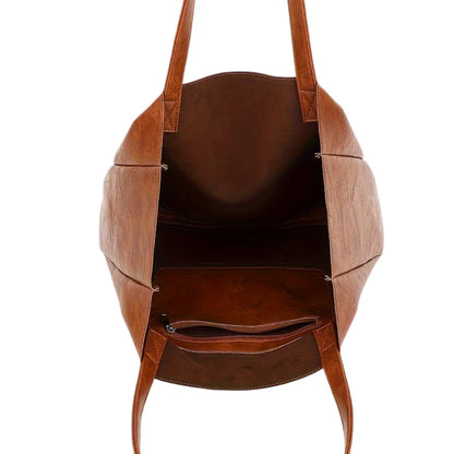 Daphne PU tote-bag minimalist – women