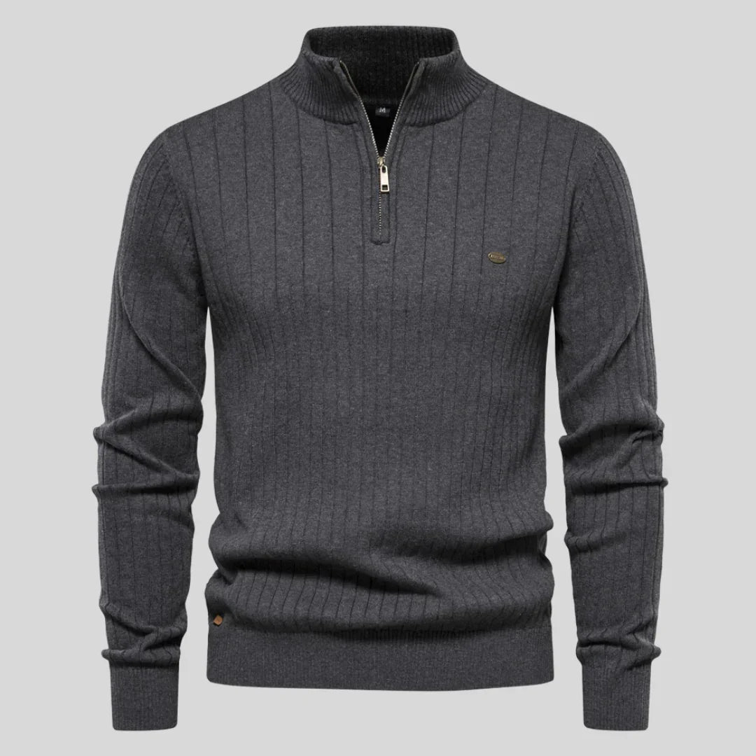 Bernhard classic knit pullover – men