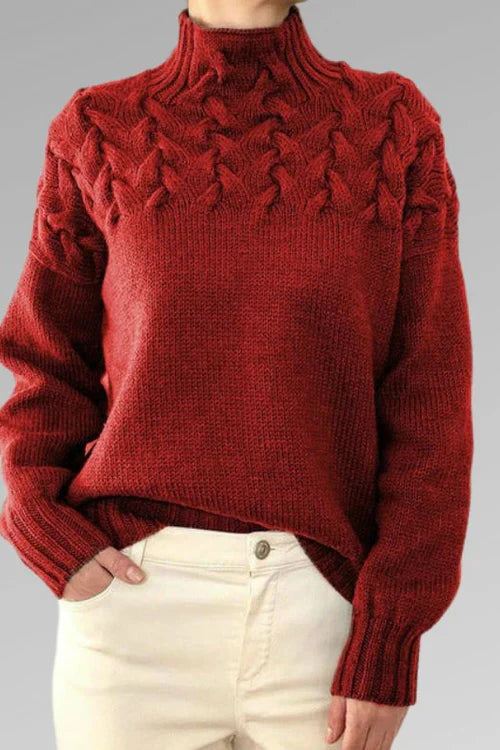 Caja - turtleneck sweater - elegance and warmth