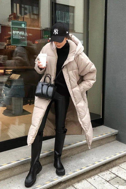 Khloe – long, padded winter coat with high thermal protection