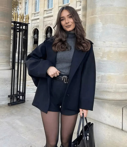 Clara oversized wool coat – women