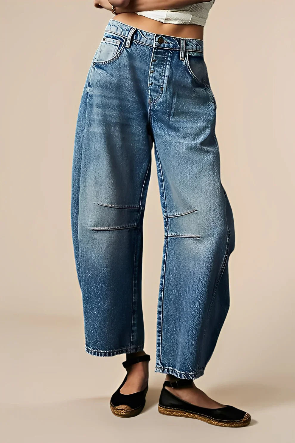 Jocelyn casual wide-cut jeans – women