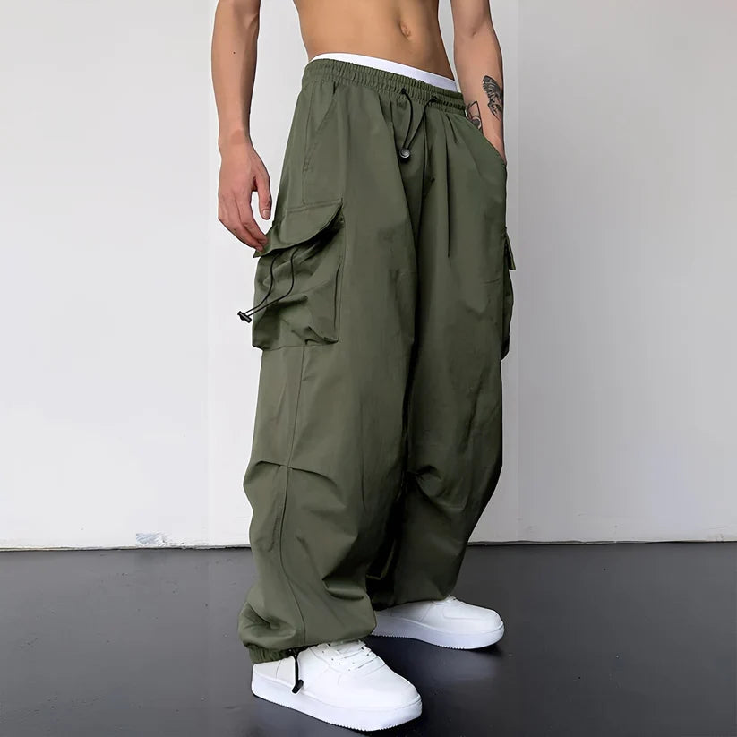 Kaleb stylish baggy cargo pants – men