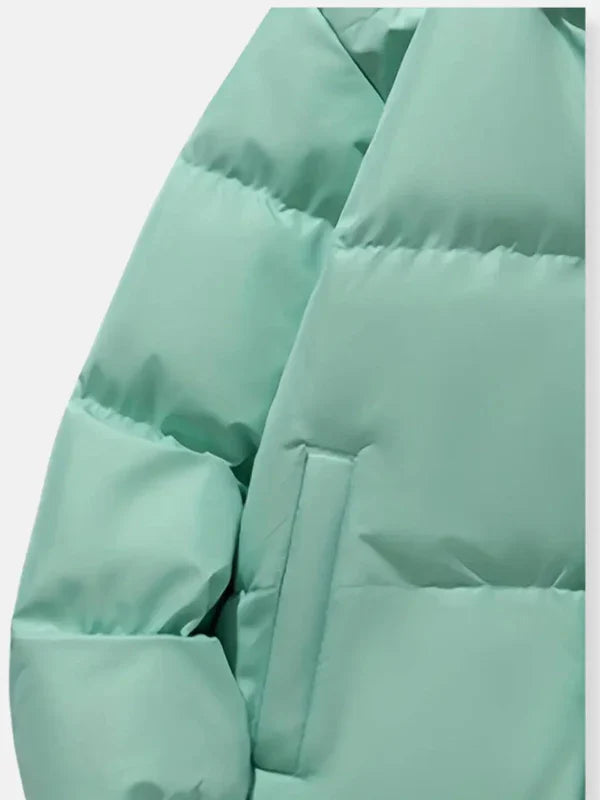 Warm women's winter jacket with zipper – weatherproof all-rounder