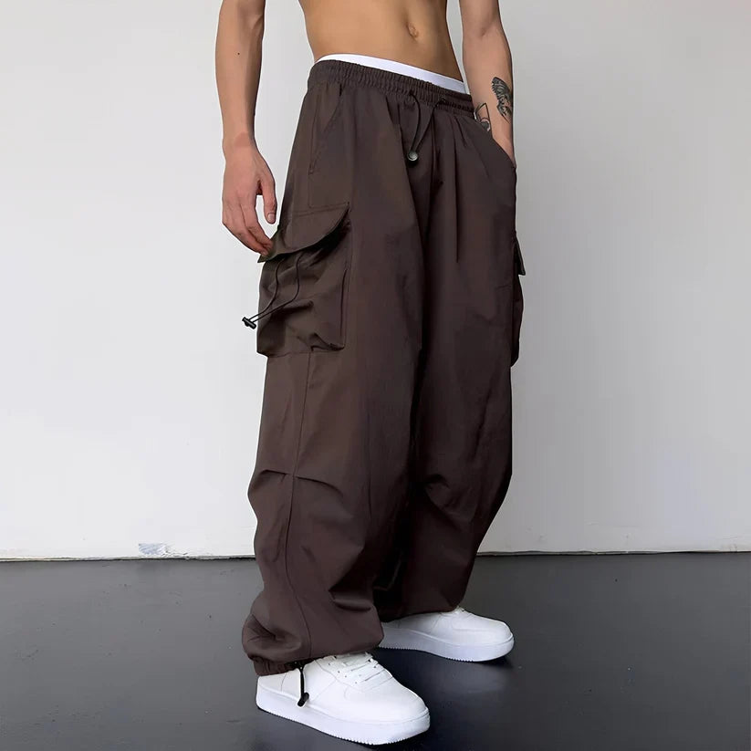 Kaleb stylish baggy cargo pants – men