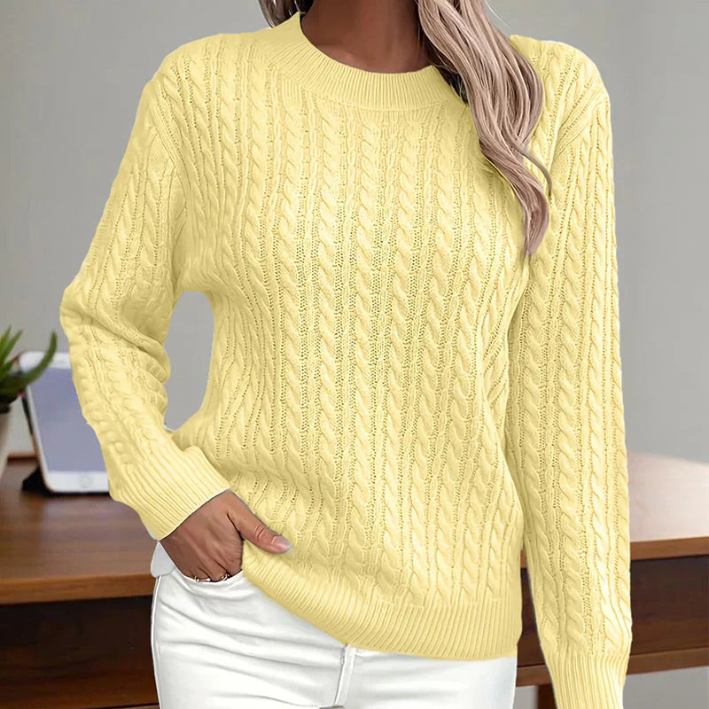 Adamina stylish textured sweater – women