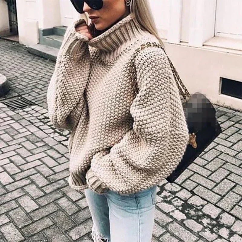 Brooke extra-thick turtleneck sweater – women
