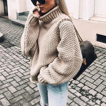 Brooke extra-thick turtleneck sweater – women