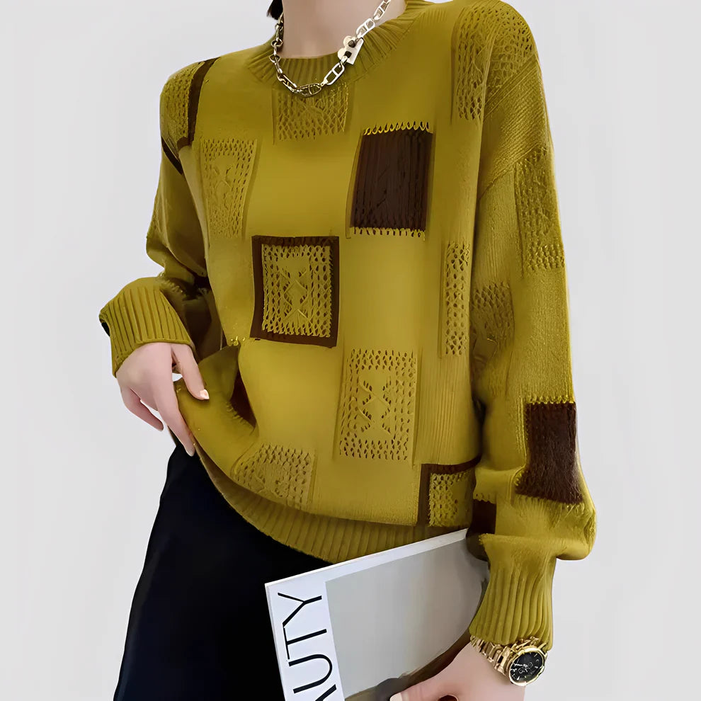 Christal fashionable comfortable sweater – women