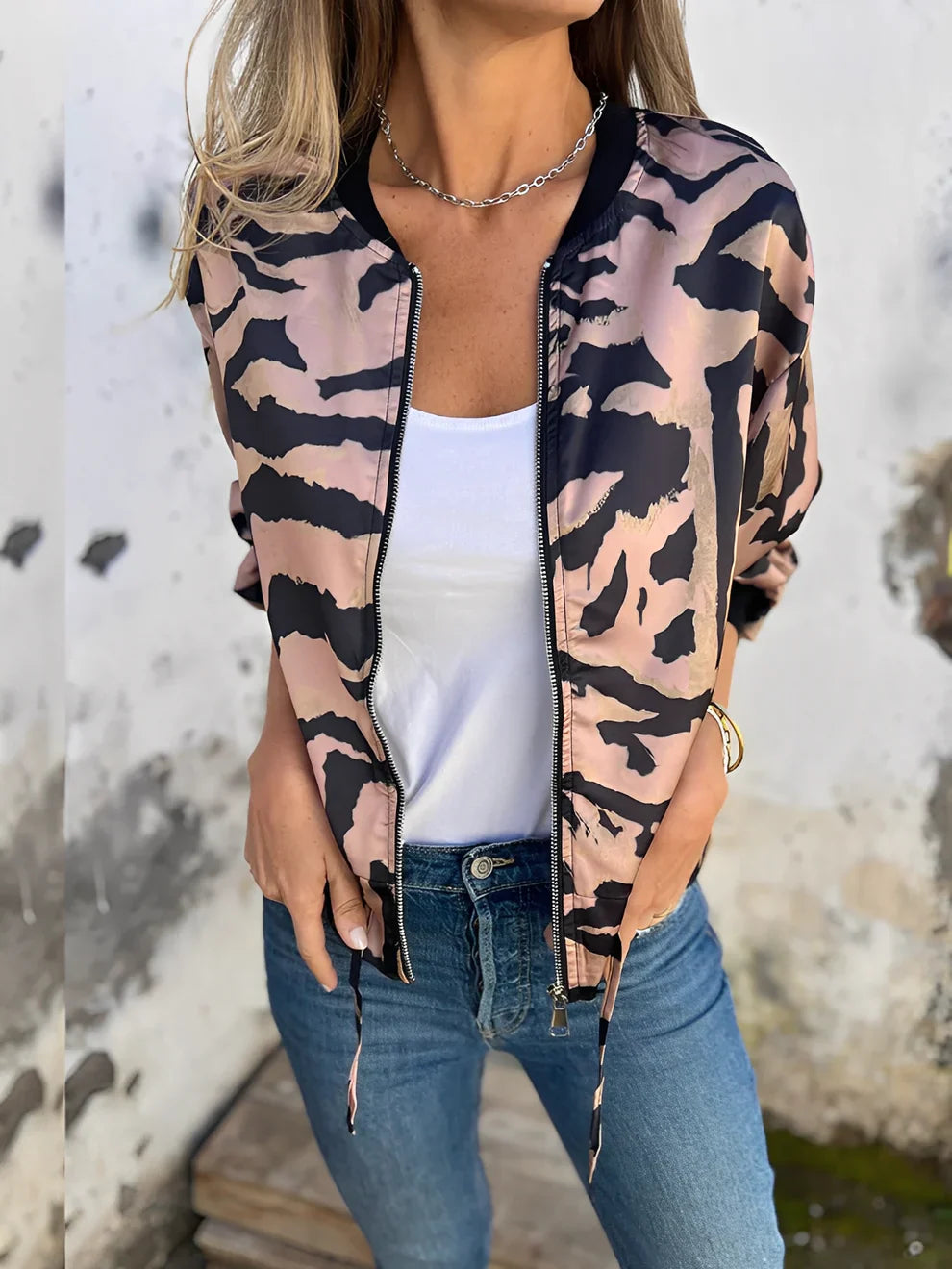Ryana stylish zip jacket – women