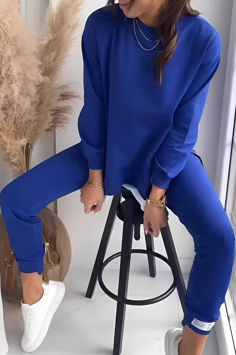 Kristine casual sweatshirt & pants set – women