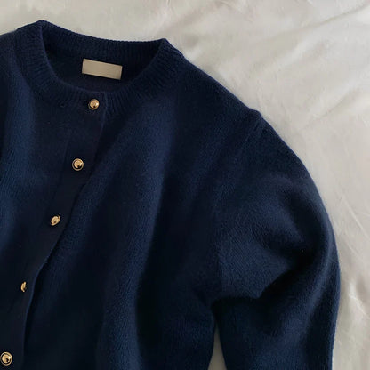 Merla relaxed pullover coat with round neck – women