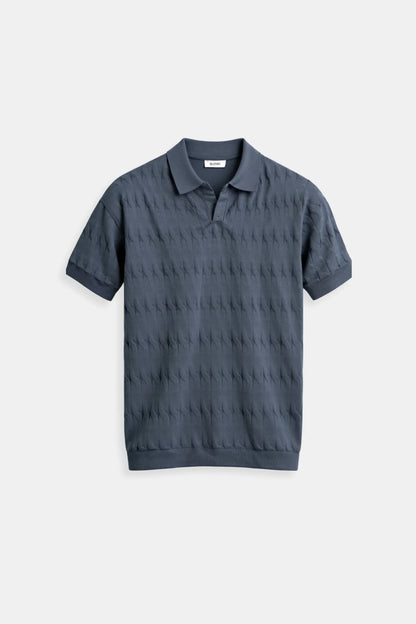 Classic white men’s polo shirt