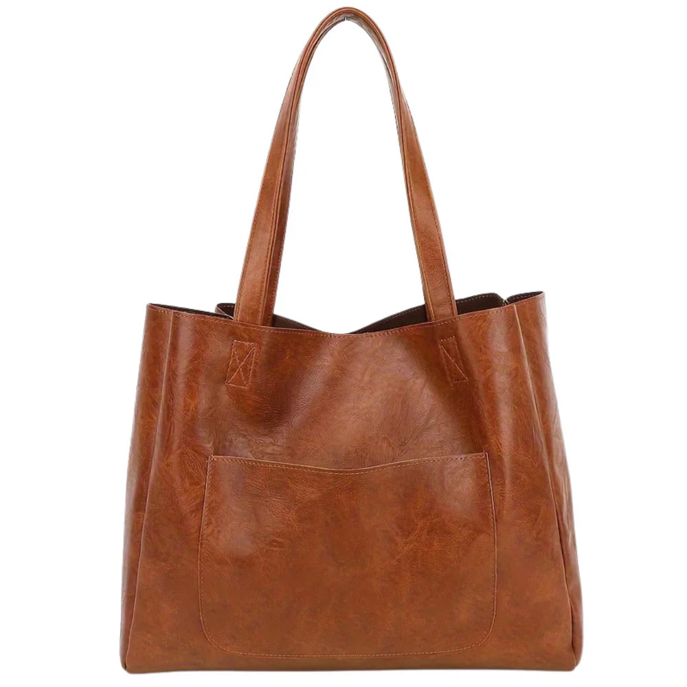 Daphne PU tote-bag minimalist – women