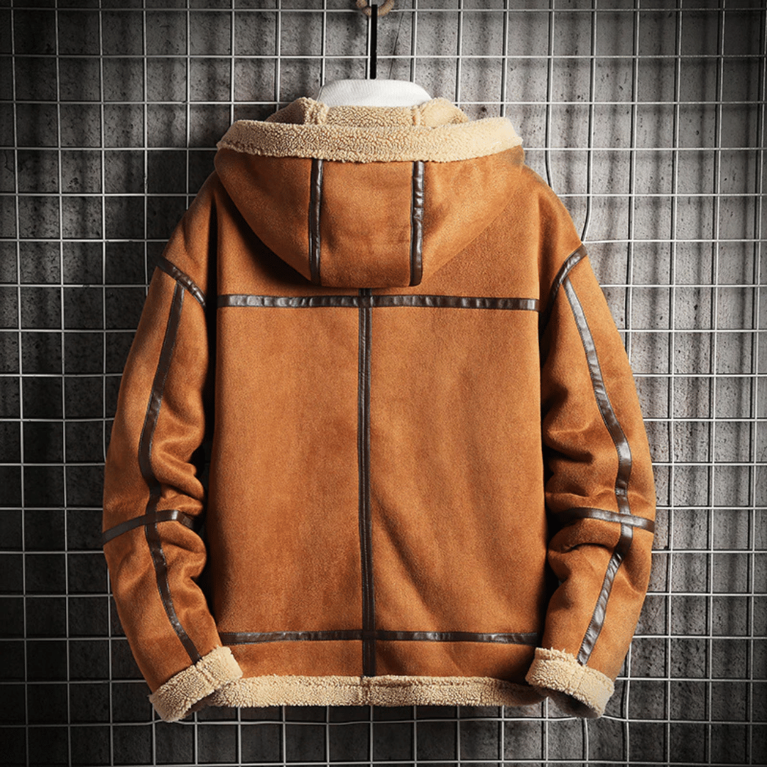 Carter Sherpa Edge Suede Jacket