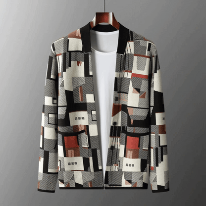 Varese Patchwork Knit Cardigan