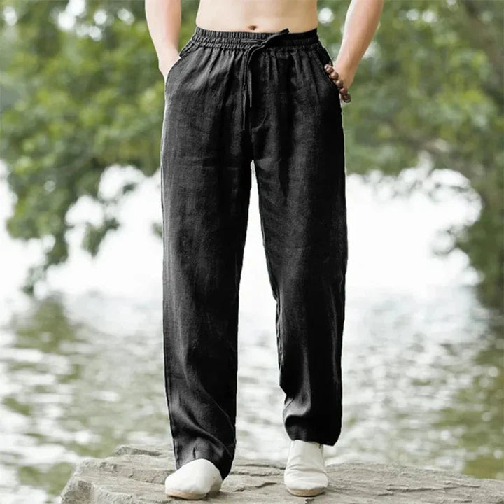 Men’s linen beach pants – men