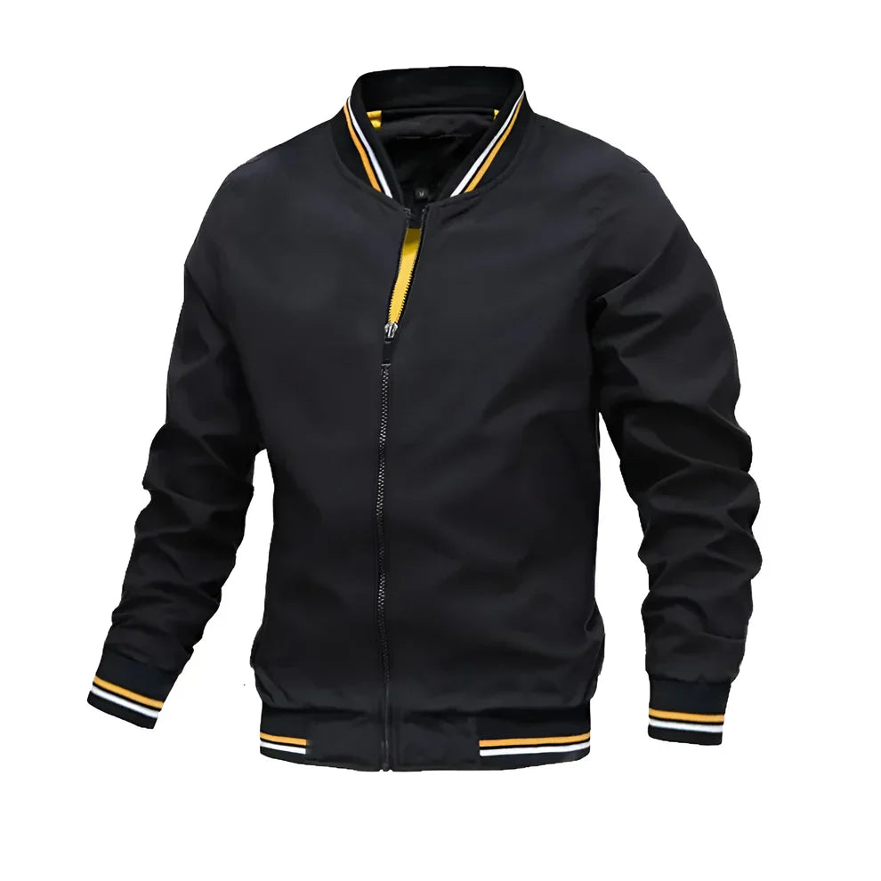 Men’s lightweight bomber jacket casual zip-up – men