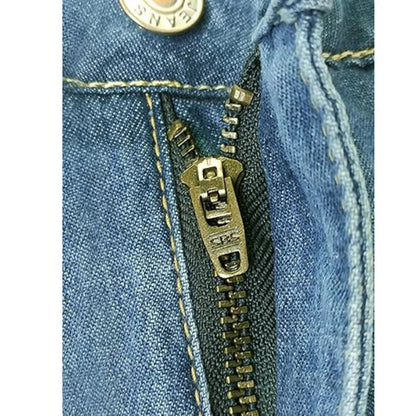 High-waisted wide-leg loose jeans – women