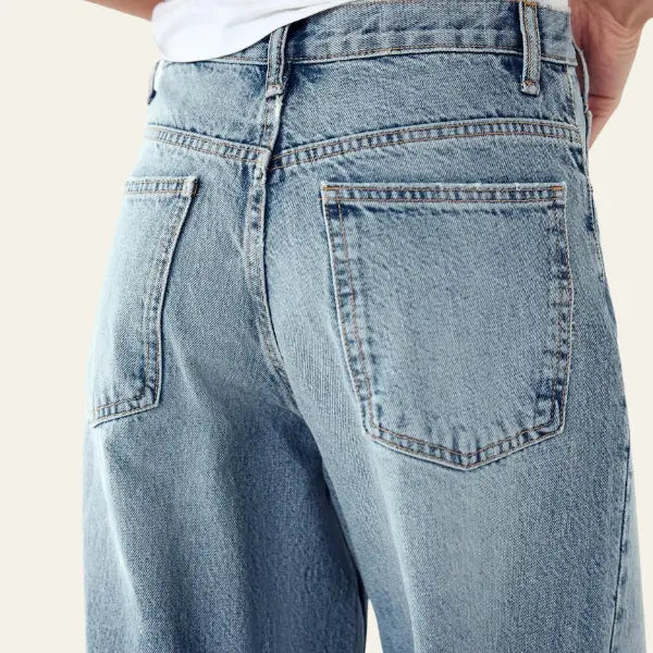 Clara relaxed wide-leg jeans – women