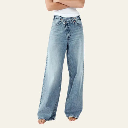 Clara relaxed wide-leg jeans – women