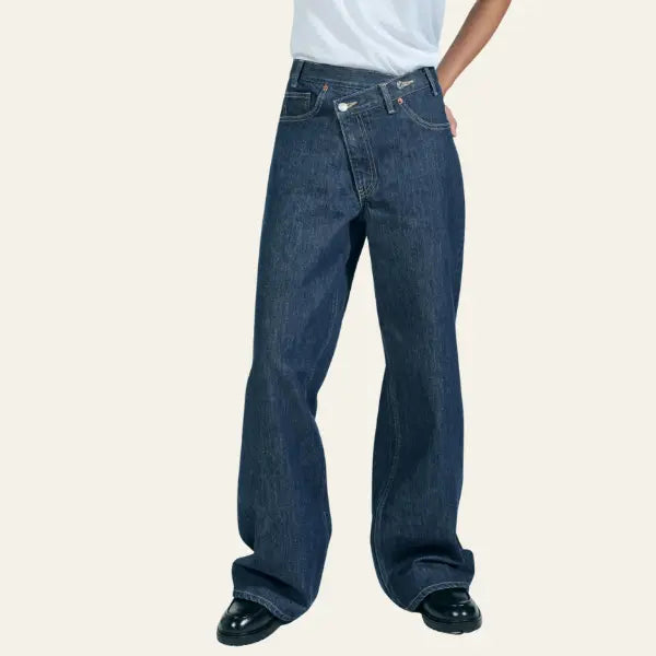 Clara relaxed wide-leg jeans – women