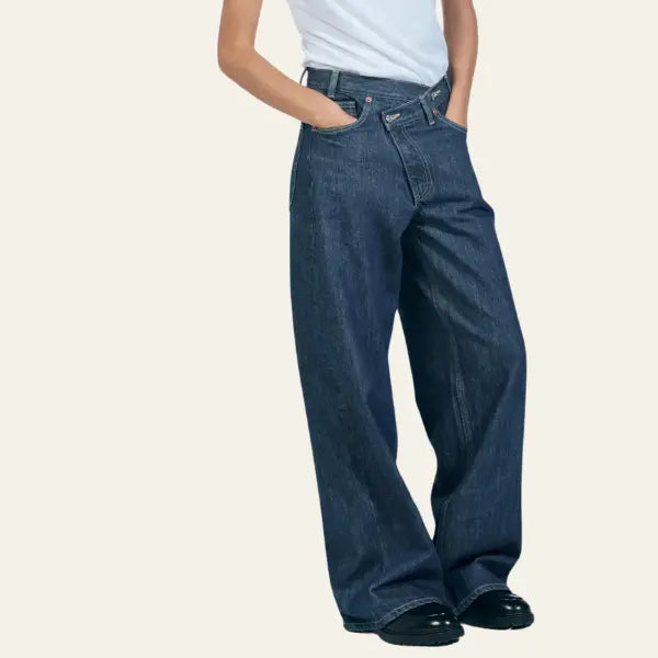 Clara relaxed wide-leg jeans – women