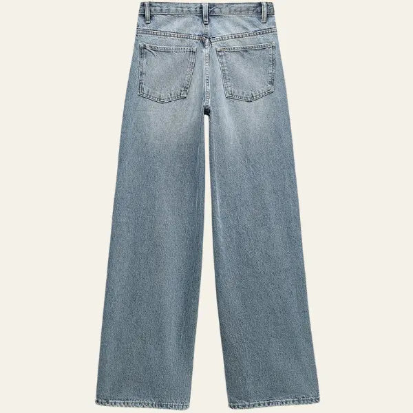 Clara relaxed wide-leg jeans – women