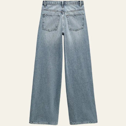 Clara relaxed wide-leg jeans – women