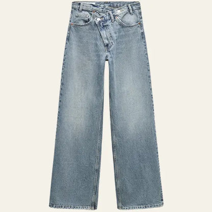 Clara relaxed wide-leg jeans – women