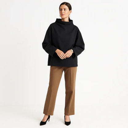 Women's fashionable roll-neck sweaters – timeless winter style