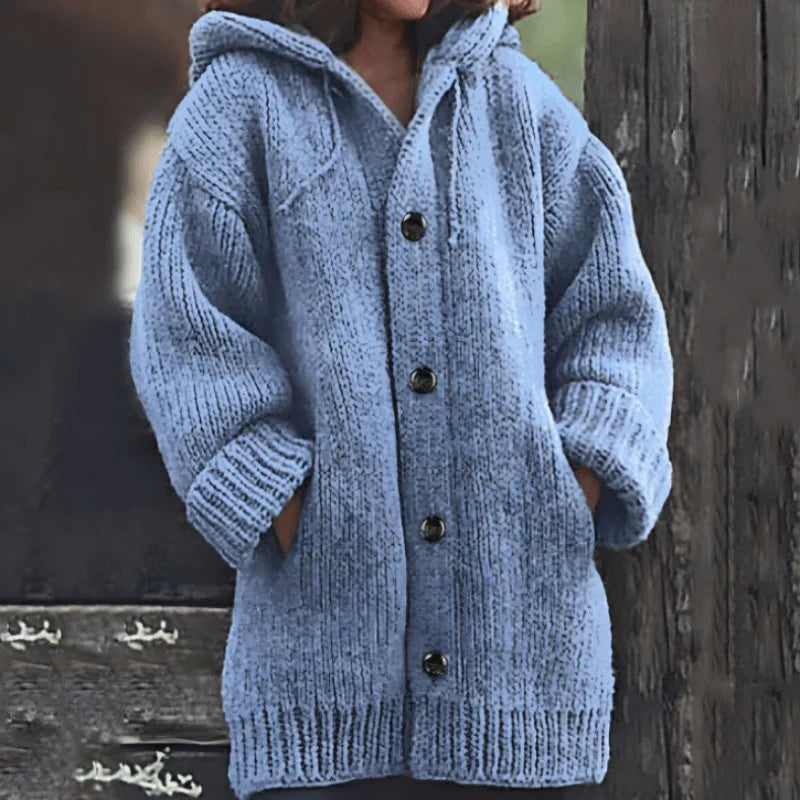 Renzel warm knit cardigan – women