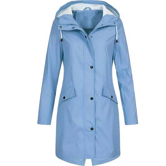 Jessica versatile long waterproof coat – women