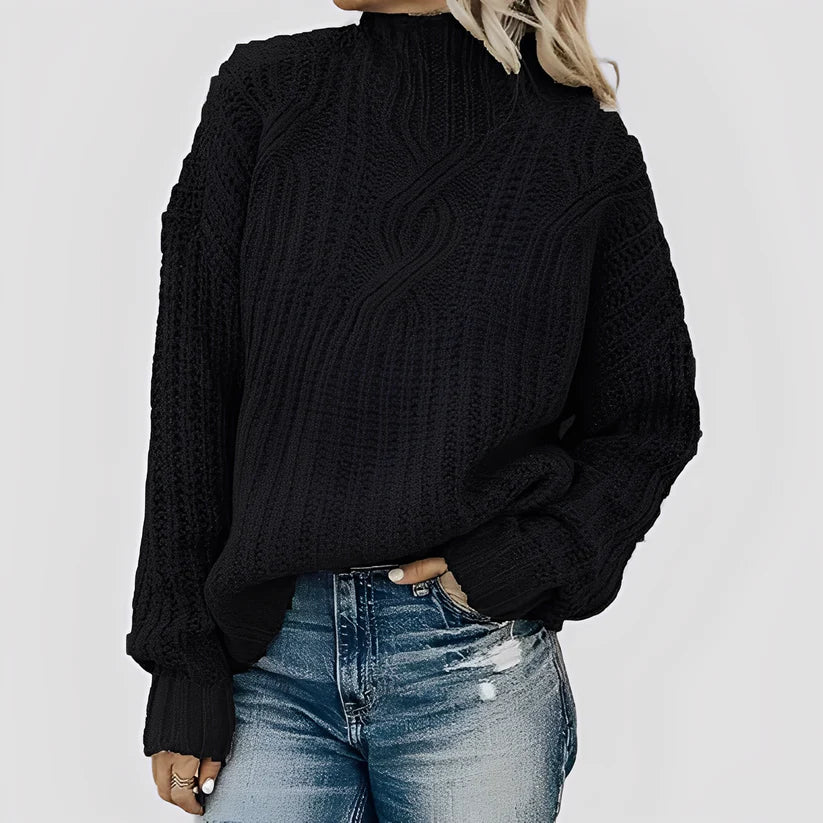 Julianne stylish warm knit sweater – women