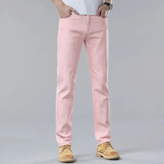 Men's jeans made from sustainable denim with a comfortable cut
