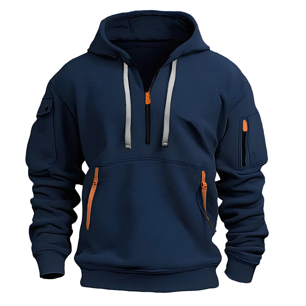 Paxton comfortable relaxed hoodie – men