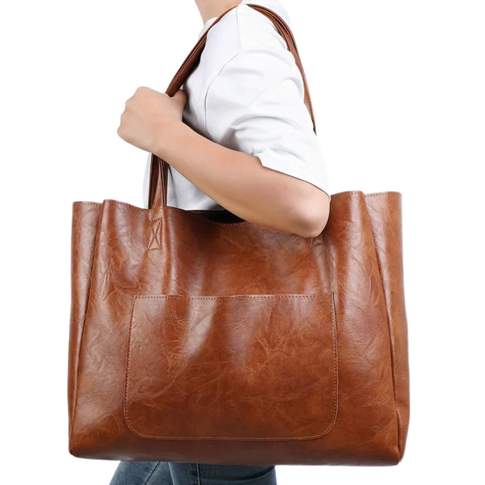 Daphne PU tote-bag minimalist – women